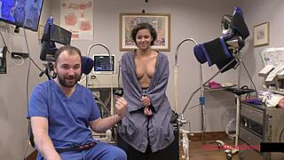 Black Neighbor Spreads Shaved Pussy Backstage