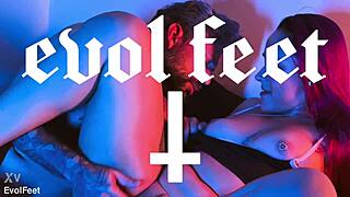 my feet great but try licking feet while fucking pussy