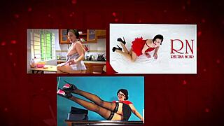 Secretary Regina Noir Does Yoga in Office Voyeur Scene with Wet Pussy