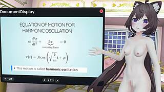 Naked Vtuber Explains Pendulum Amplitude And Tacoma Bridge Collapse!