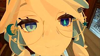 yukoshvr furina dominates goth in intense ride