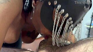 i'm degrading this black whore with facefuck and rimming