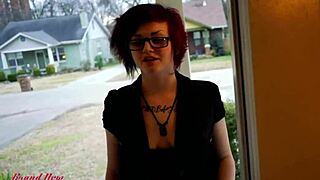 inked marcie dildo fucks in lingerie