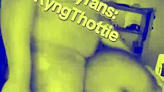 Bust a nut in grandma butt with huge tits and big black cock