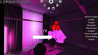 roblox acorn hair says, 'fuck me harder in this game'