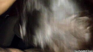 Hey, that first date turned into a wild facefuck with this busty milf wife