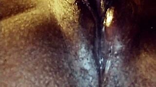 Panties Lovers Up Close Ebony Pussy Licking Orgasm