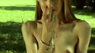 She Masturbated In The Garden