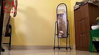 yoga session in the office with regina noir