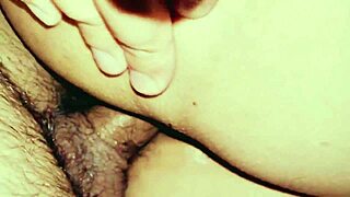 sharing a bed with aunty and cumming inside her tight pussy