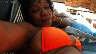 Fun at the Pool, Flower Gets Her Pussy Eaten