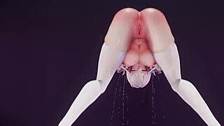 Bitch Knight Performs An Mmd Dance Routine