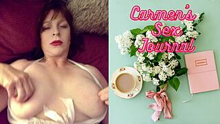 granny cums from tongue bullet and cock