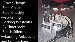 Sissy Prepares for Selfbondage with Toys