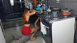 hey, what if this married chick greets the plumber with no panties on??