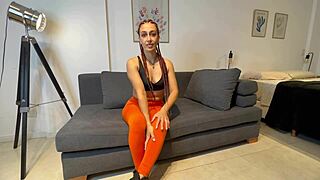 Latina milf with big ass gets interviewed and fucked by monster cock