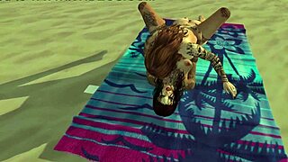 k and p on beach, lesbian orgasm in reality