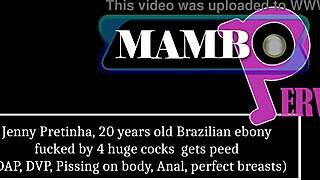 Jenny Pretinha in Heels Shakes Ass While Riding