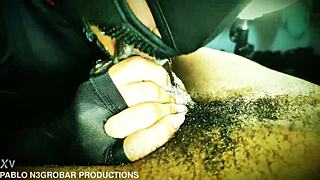 Behind-the-scenes drop with throat action and cum swallow details