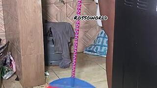 I hid a camera on my naked stepmum