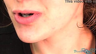 Brunette with glasses gives whispered jerk off instructions pov