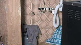 I hid a camera on my naked stepmum