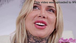 Curvy inked snowboarder Christina Savoy teams up with Damion Dayski for interracial fun. 🔥