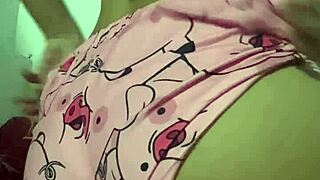 Young Woman In Pajamas Wants Double Penetration