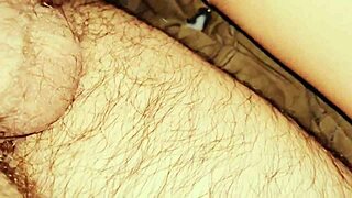 sharing a bed with aunty and cumming inside her tight pussy