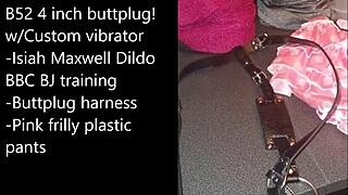 Sissy Prepares for Selfbondage with Toys