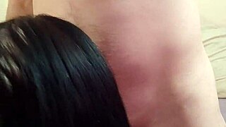 Blowjob From Mature Girlfriend With Deep Throat And Cum Swallowing