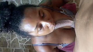 Kicked out of home, generous aunt offers water, food, and her wet pussy for comfort