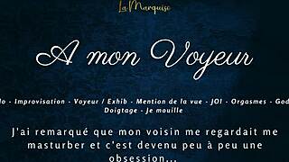 a mon voyeur french audio female solo multiple orgasm exhib.