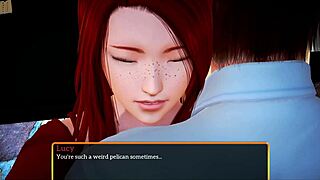 My new family 368 showcases teen 18+ redhead with big tits and small ass