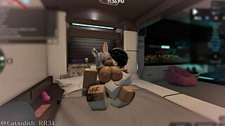 Teasing snow bunny with blowjob before intimate sex