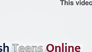 british 18 year old sucks, rims, gets fucked hard and creampied.