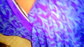 Aunty Presses Her Big Boobs On Man