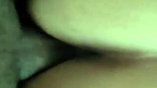 Thick girl with fat ass bounces on black cock