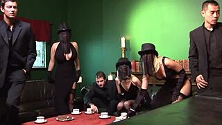 Alexis Silver And Friends In Lingerie Gang Bang Action