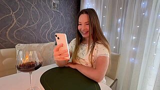 real homemade video featuring a couple in doggystyle with natural tits.