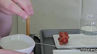 This feisty chick is getting intense anal treatment in the asylum! 😈