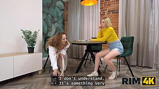 Kinky couple shows busty friend best sex