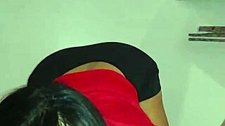 Brazilian beauty mano olinda boldly sucks and fucks big cock intensely