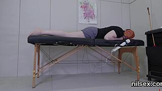 This feisty chick is getting intense anal treatment in the asylum! 😈