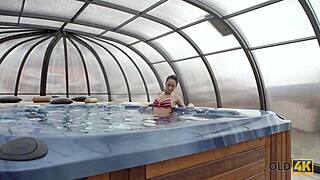 Old4k Handsome Angie Moon Makes Awesome Love To Flawless Young 18+ Model