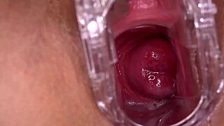 Horny babe squirts during hardcore pussy smash