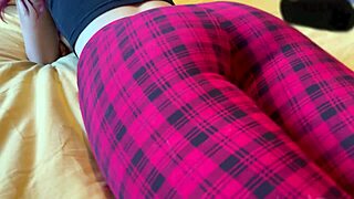 I fucked her skinny submissive body while she played games