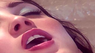 Leah Craves Big Cock in Tight Holes with Facial Cumshot