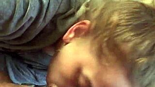 Amateur Black Woman Sucks Big Monster Cock Deep