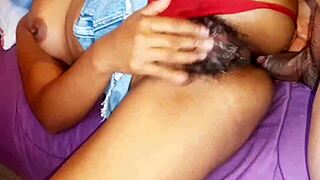 Hot Latina feels intense pleasure with her hairy pussy during passionate anal and creampie